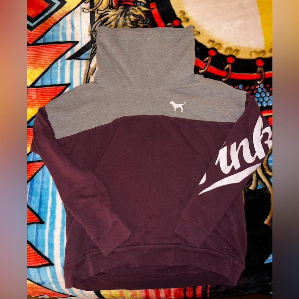 Victoria Secret PINK Cowl Neck Sweater size SMALL